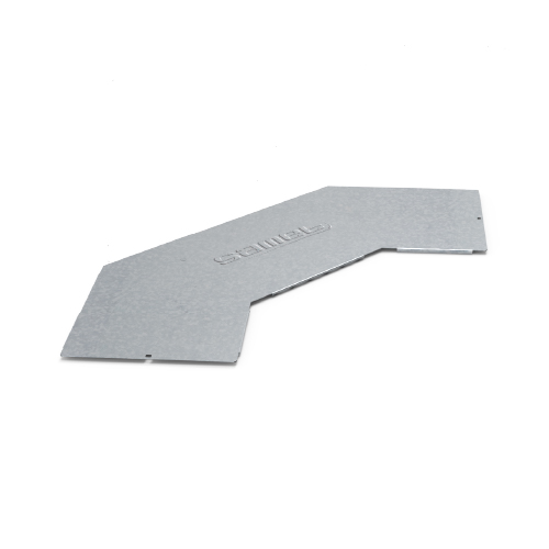 Tapa para curva plana escalera SMART Ancho 450 galvanizado en caliente